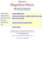 Mobile Screenshot of magnificatmusic.com